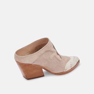 NEW Dolce Vida Lars Mule dune Suede